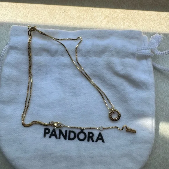 Pandora Signature I-D Collier Pendant Necklace - Picture 4 of 7